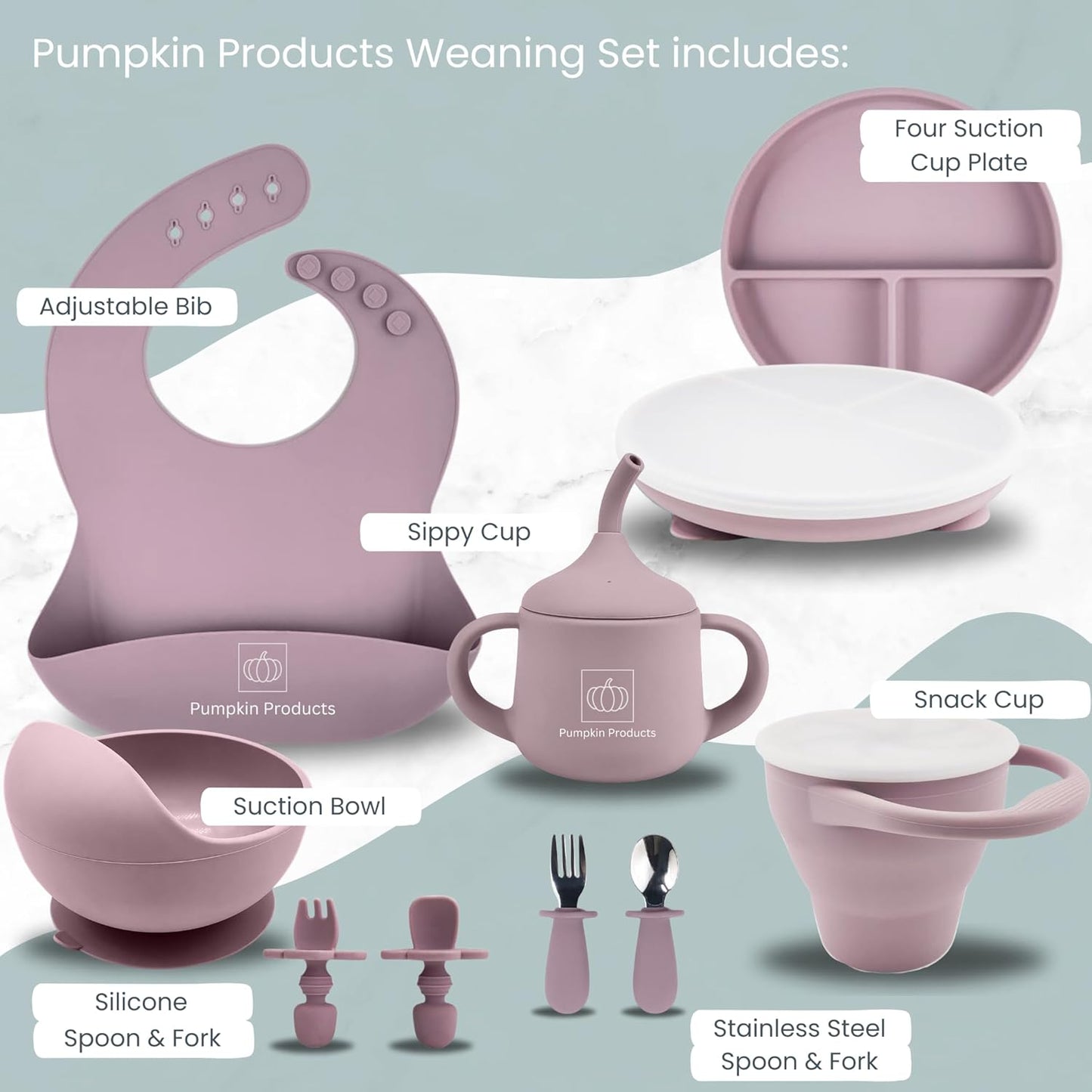 Silicone Baby Weaning Set
