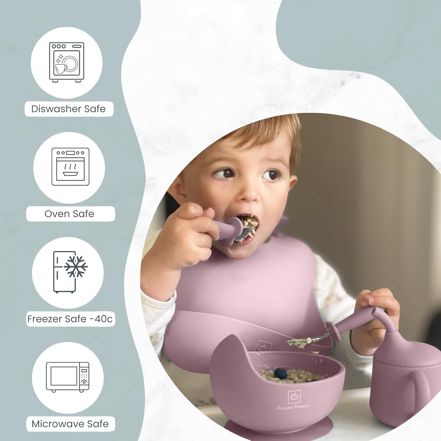 Silicone Baby Weaning Set