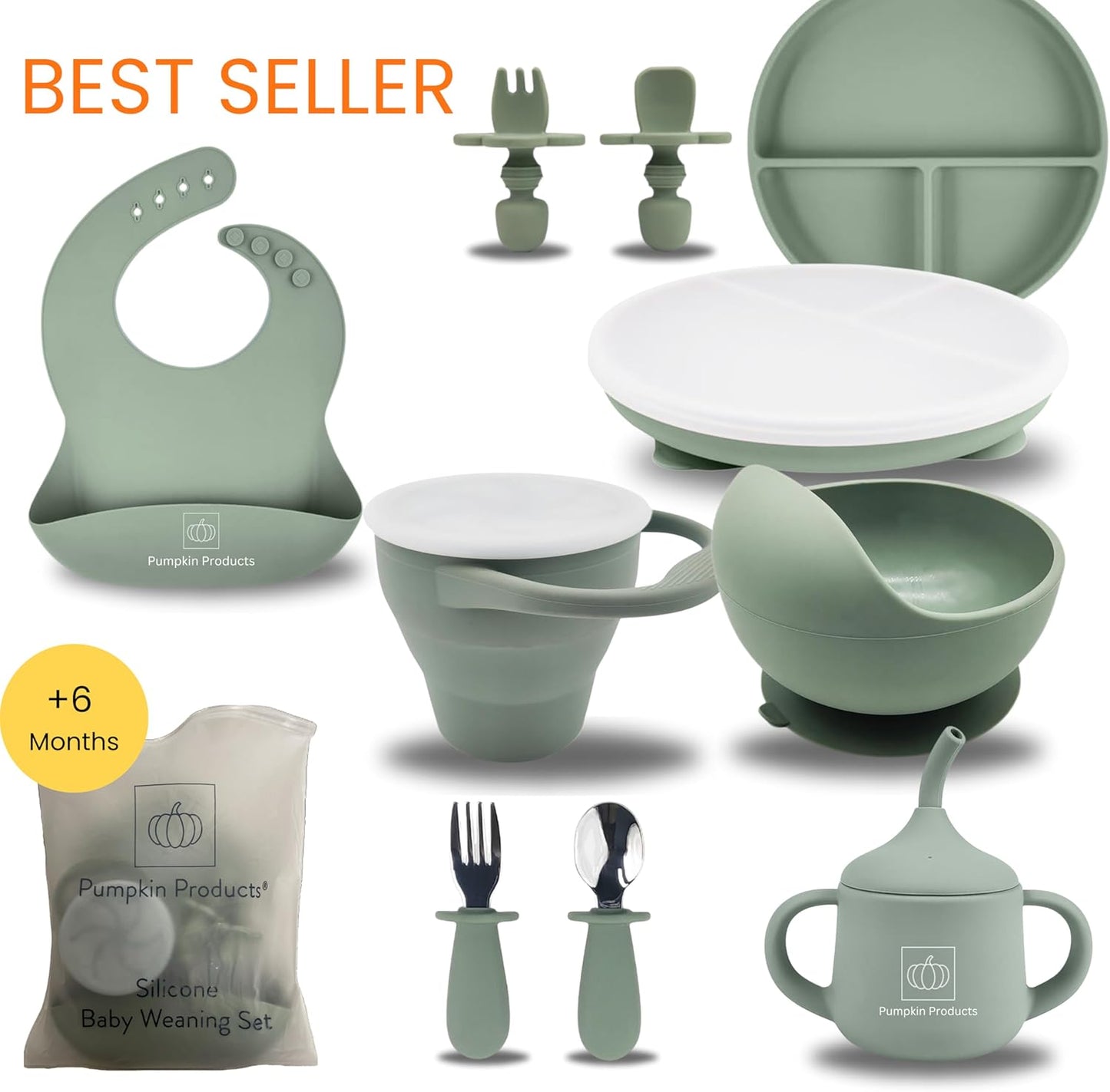 Silicone Baby Weaning Set
