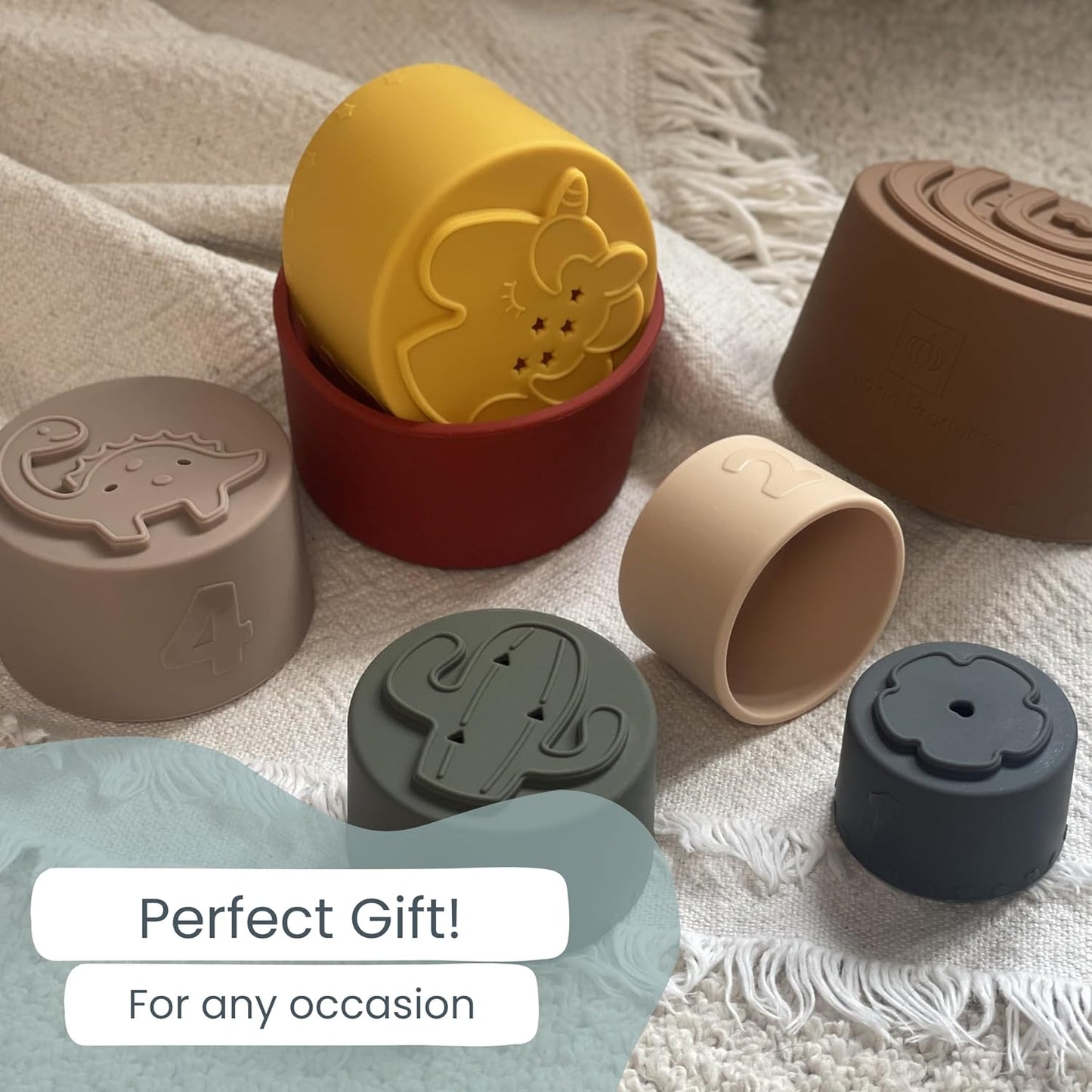 Silicone Baby Stacking Cups